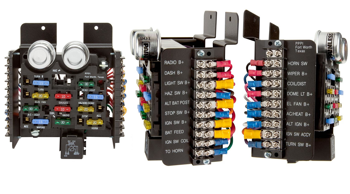 Universal Style Pre-Wired 14 Circuit Fuse Block | Painless Performance