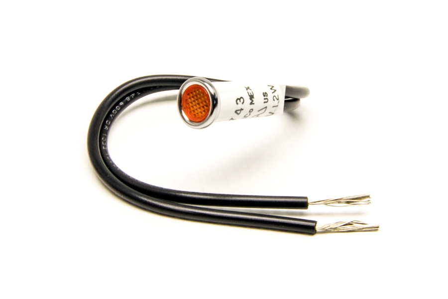 5/16 inch Dash Indicator Light/Amber By Painless Performance