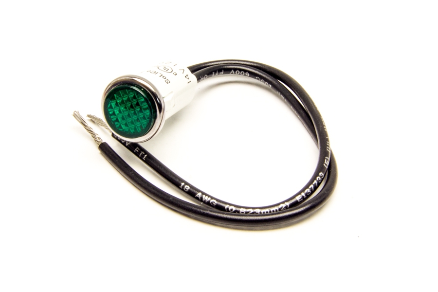 1/2 inch Dash Indicator Light/Green By Painless Performance